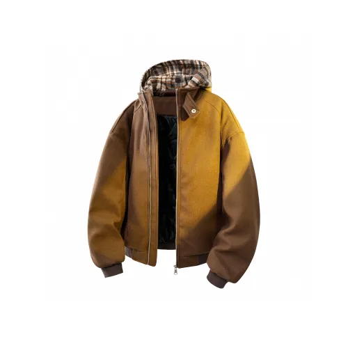 SIRYIN SPACE Кофейный Унисекс Пуховики