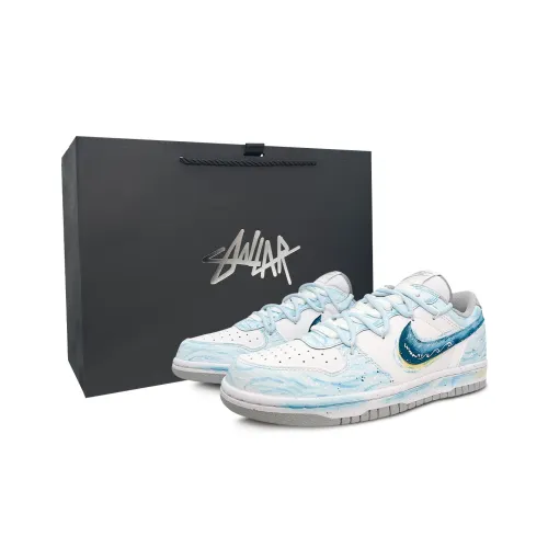 Nike BIG Low Топ Скейтборд Кроссовки Мужские Синие