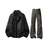 Чёрный [Стандартный] + Табак Коричневый Джинсы