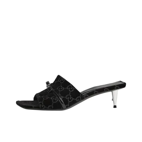 GUCCI Резина Slide Женские Черные