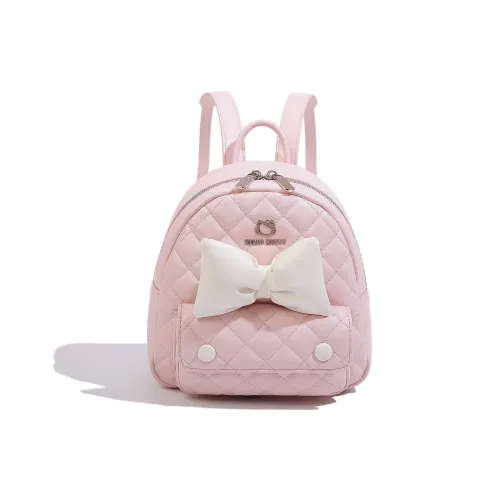 Sanrio PU (полиуретан) рюкзак стандартный женский розовый экрю