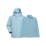 Ледниковый Синий (Подмышка Молния Флисовая Подкладка)