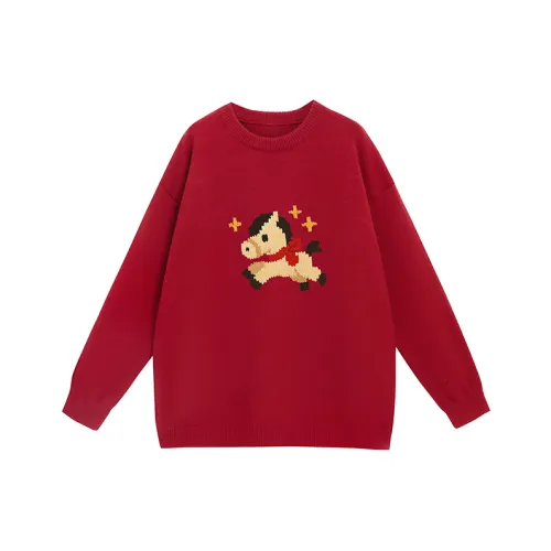 ILYOIL Бургунди Унисекс Свитера