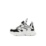 Чёрный Белый [Однослойная кожаная обувь]