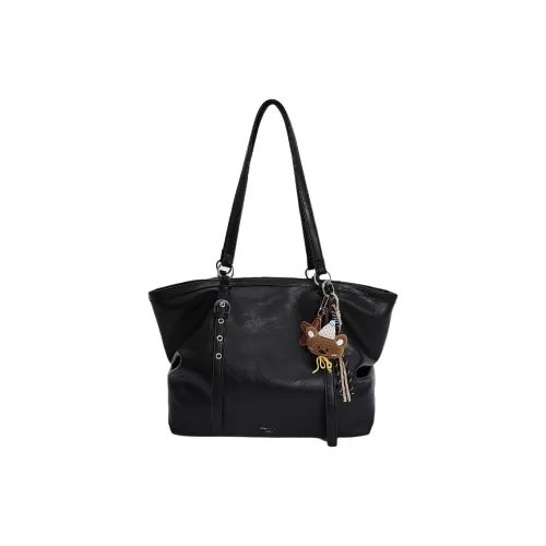 PINK·LAND ПУ (полиуретан) Сумка через плечо Стандартная Женская Черная Кофейная Коричневая