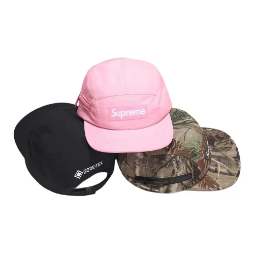 Supreme Двойной Layer Полиэстер Кепки Унисекс Многоцветные