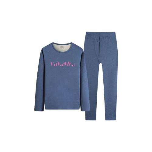 TULANDUO Джинсовый синий Мужской Термокомплекты