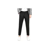 Чёрные штаны с флисовой подкладкой