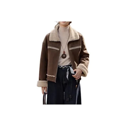 FOSS PHIL Кофе Женские Куртки