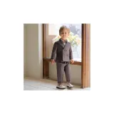 Серый с флисовой подкладкой, набор из 2 частей