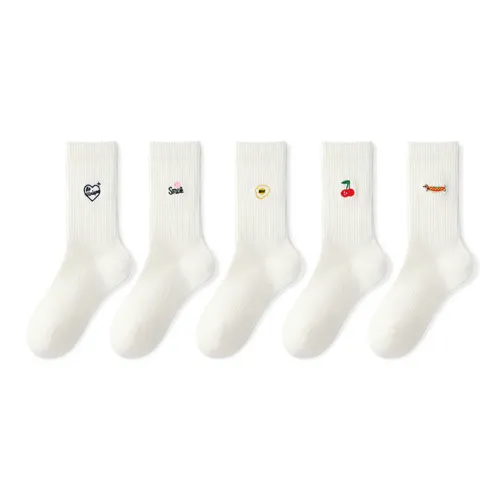 MIANZHUWU Носки Crew Женские упаковка из 5 пар