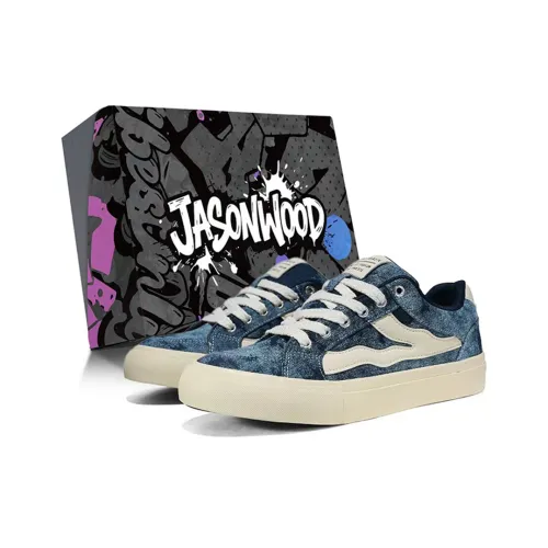 JASONWOOD Устойчивые к истиранию противоскользящие низкие кеды для скейтбординга Мужские