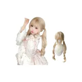 [Косичка Позиционирование стиля] Белое золото, 75 см