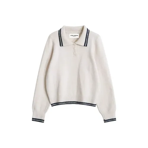 HTMEME Абрикос Женские Свитера