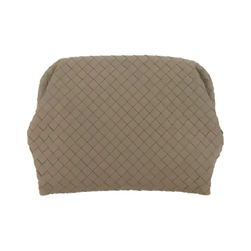 Bottega Veneta Клатч из коровьей кожи Unisex Light Серый