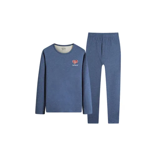 TULANDUO Джинсовый синий Мужской Термокомплекты