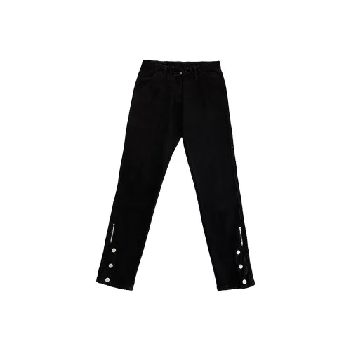 BAOMIKA Черные Унисекс Джинсы