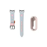 Светло-синий + розовый силиконовый чехол