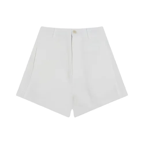 GZQJ Белые Женские Повседневные Шорты
