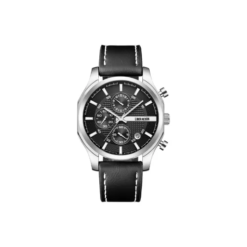 LIBER AEDON Наручные часы Кварцевый механизм Черный циферблат Мужские часы