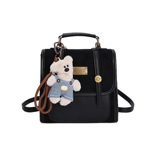 RIVMIND ПУ (полиуретан) Рюкзак Стандартный Женский Черный Хаки Кофейный Коричневый