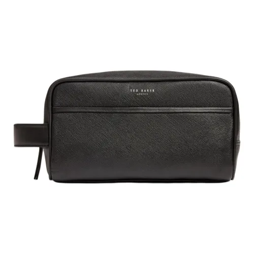 TED Baker Saffiano Текстурированный Кожа Дорожные косметички Портативный Встроенная память