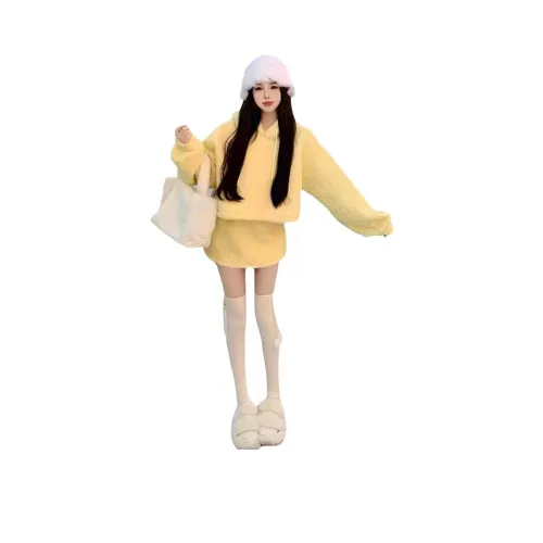 MORTEN SOLUM Желтый Двухкомпонентный Комплект Женские Юбка и Топ