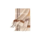 Заварной Бежевый Клетка