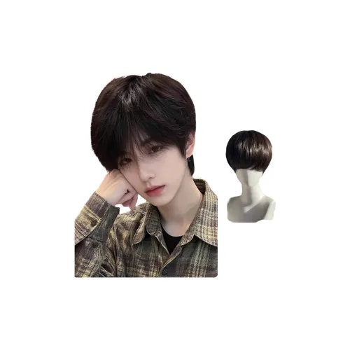 GLUNA Корейский стиль Микро Diffused Капская парик Full Голова Набор Для объёма Натуральный Полный парик