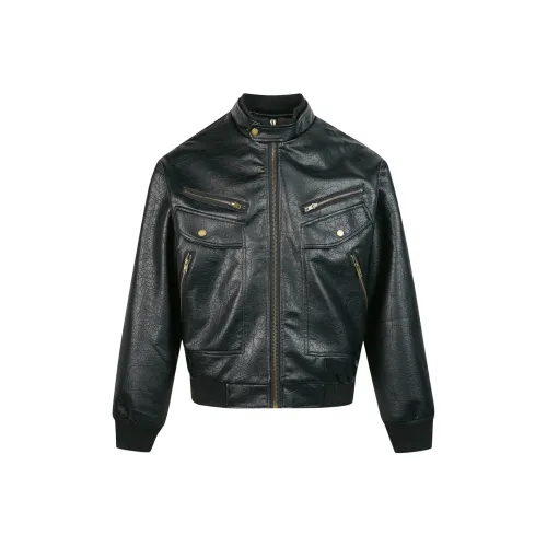 A PUEE Черный Унисекс Кожаные куртки
