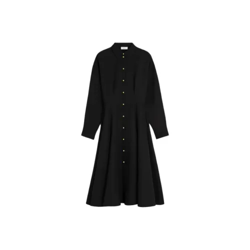 CELINE FW25 Длинное платье с длинными рукавами женское