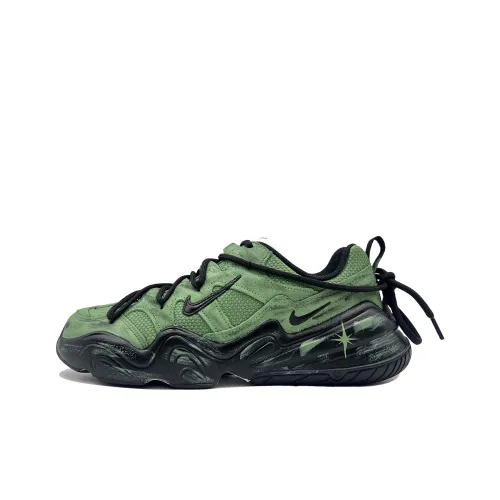 Nike Tech Hera Армейский зеленый Звезда Wasteland Wanderer Амортизация Устойчивый к истиранию Дышащий Низкий Топ