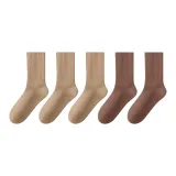 Хаки 3 упаковки + Темный кофейный 2 упаковки [5 упаковок]