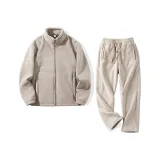 Абрикосовый топ + абрикосовые штаны с плоской подошвой