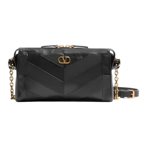 Valentino Sheepskin Сумка через плечо Маленькая Женская Черная