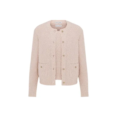 DIOR Fw25 Однотонный Круглый вырез Длинный рукав Женский двухкомпонентный комплект