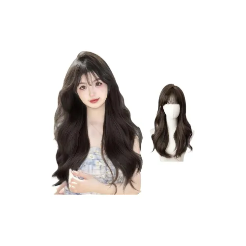 GLUNA Большая волна Длинные волнистые Женская парик Высокая температура Пряжа