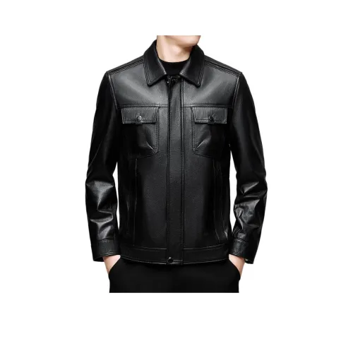 KADANDINUO Кожа Куртка Мужская