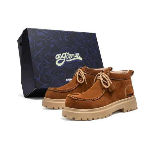 OUGLEMEN Обувь Износостойкая и противоскользящая Низкий топ Повседневная обувь Мужская