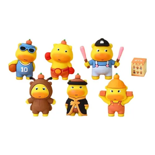 DUOMIAOYOU Капибара Кукла Фигурка Слепые коробки Один Mystery Коробка Целая коробка 6 шт