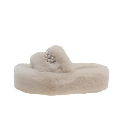 WUJI Резиновый ворсистый слайдер Slipper для женщин