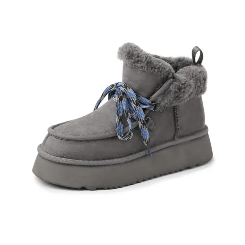 SUYANJIAO 9cm Сноубутсы Женские