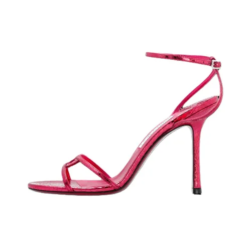Jimmy Choo 1998 Leo One Sandals Strap 11,5cm Women's Pink