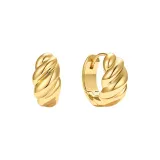 Сумка Croissant Серьги-кольца Золото (Большая)