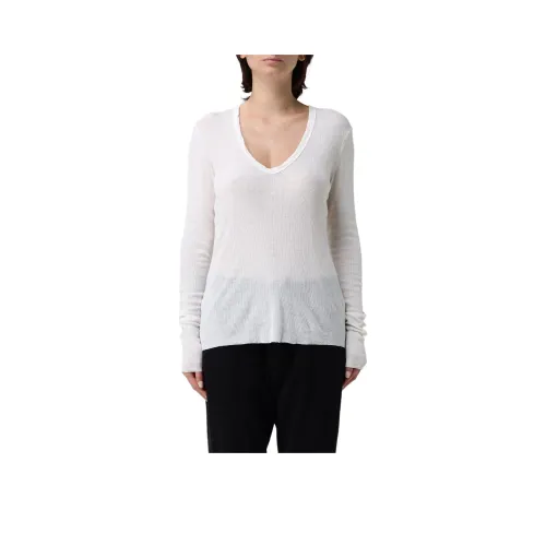 JAMES PERSE Белый Женский Трикотаж