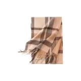 Кофейный, хаки, клетка