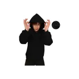 Черный с флисовой подкладкой