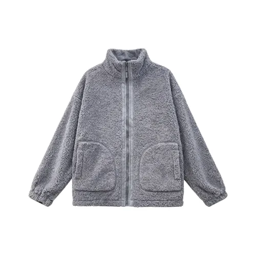 Tonlion Свинцово-серый Женские Меховые изделия