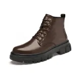 Коричневый с флисовой подкладкой