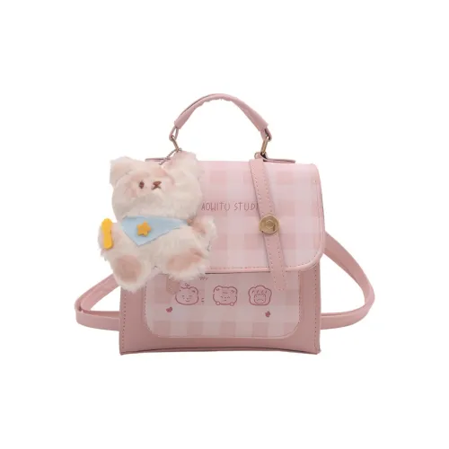 ORANGE BEAN ПУ (полиуретан) Рюкзак Стандартный Женский Розовый Бежевый